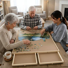 Opvouwbaar Houten Puzzelbord - T/m 1500 Stukjes